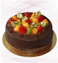 Hasbahçe Karışık Meyveli Yaş Pasta Mini Boy 2-3 Kişilik